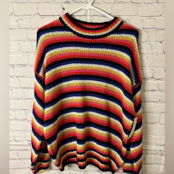 Colorful Striped Sweater/New with Tags from Red Dress - Picture 1 of 4